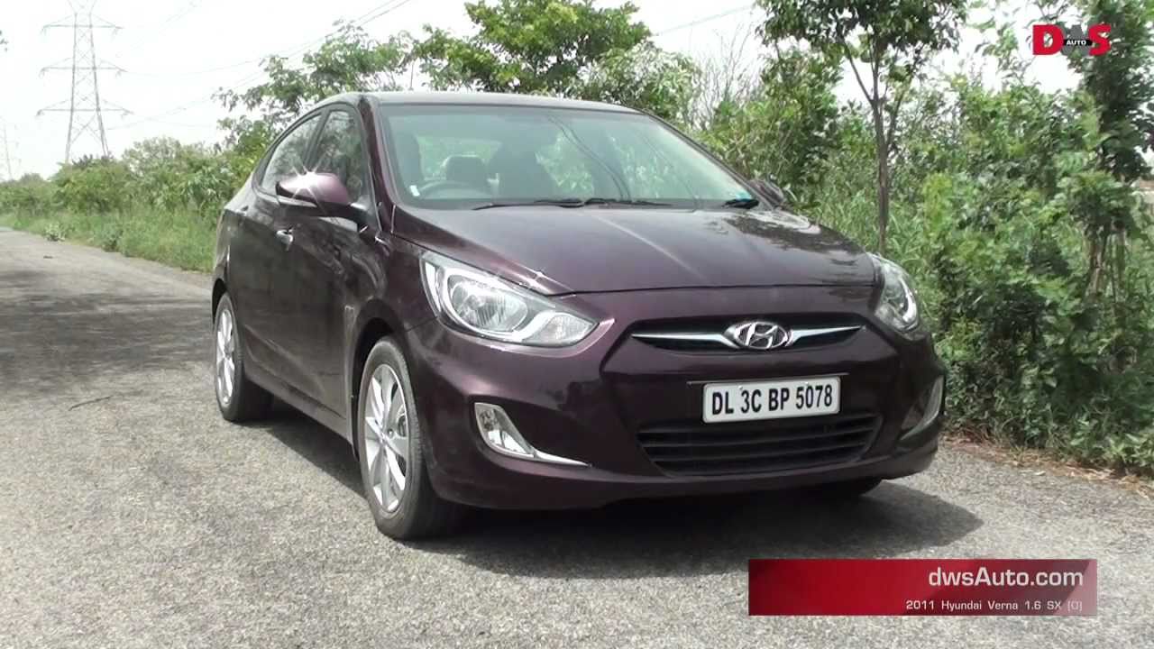 Hyundai Verna petrol 1. 6 SX O road test video review