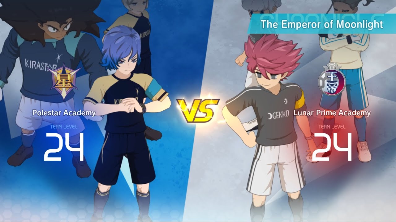 SeishouGakuen(Polestar) vs OuteiTsukinomiya(LunarPrime) |ChronicleMode #124|InazumaElevenVictoryRoad