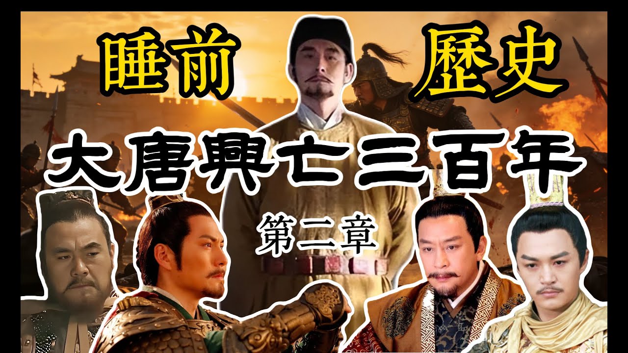 大唐興亡三百年：盛世從何而來，崩塌因何而起，權謀與戰爭亦或是強權與反抗，為你帶來不一樣的歷史【夜聽歷史】