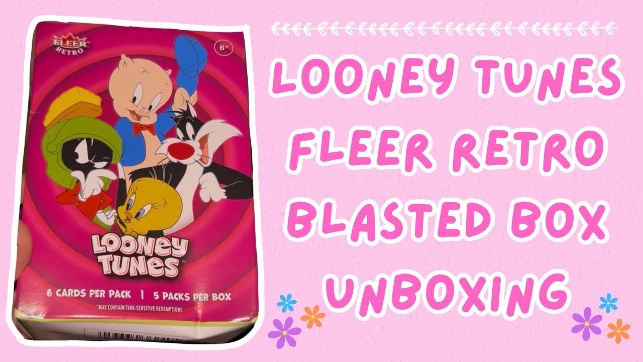 Looney Tunes Fleer Retro Blaster Box Unboxing 