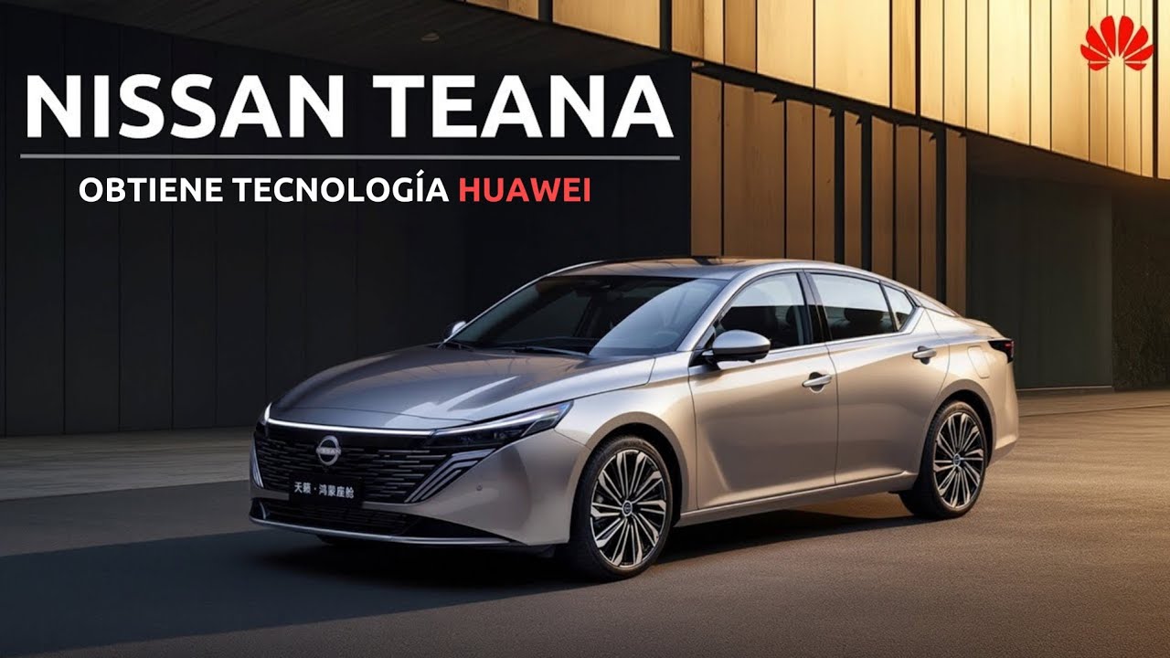 Nissan Teana + Huawei: un nivel tecnológico diferente. #nissan #huawei #cocheeléctrico #automobile