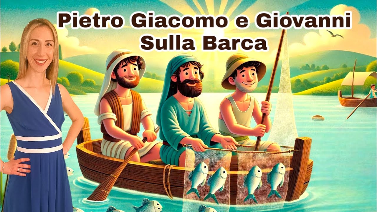 Yada- PIETRO GIACOMO E GIOVANNI SULLA BARCA ⛵🌊🐟🎣 (Canzone Cristiana Per Bambini) 🎶