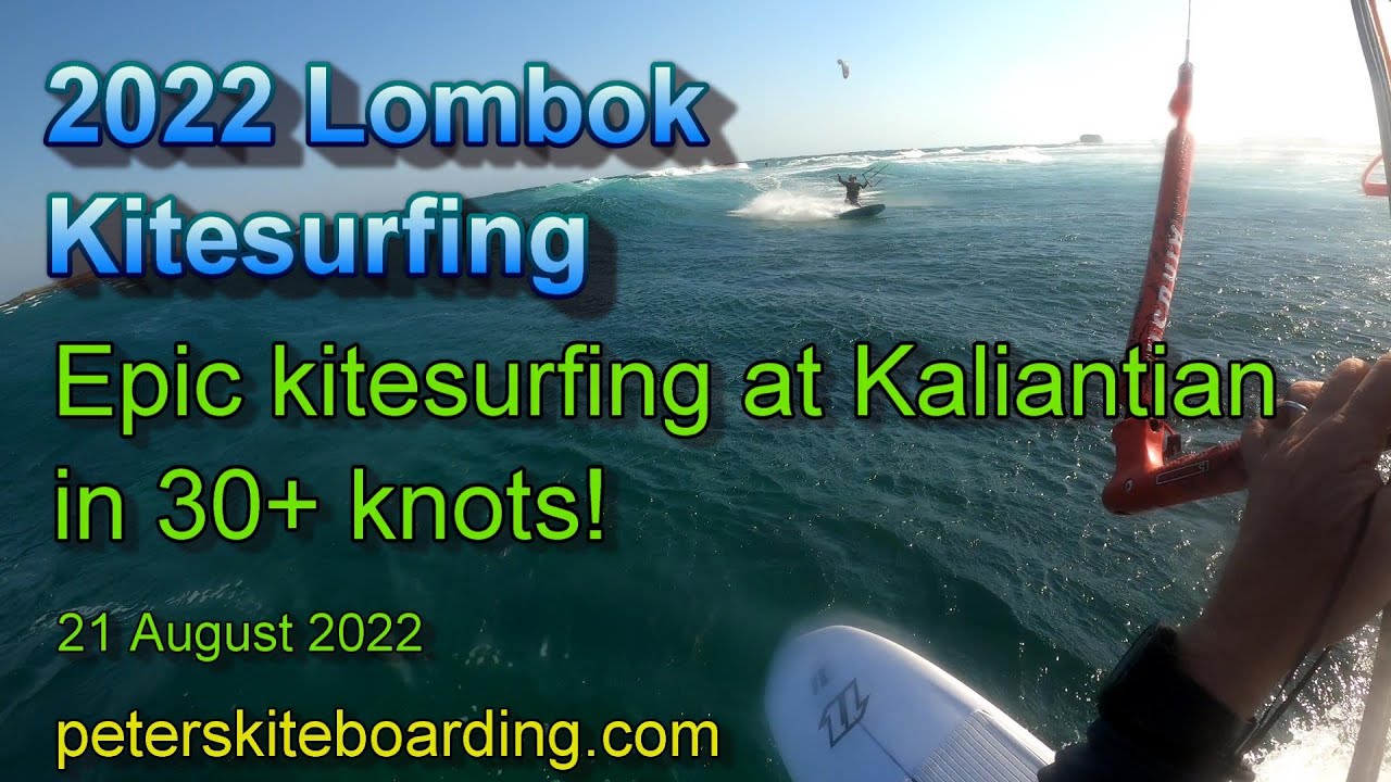 First Kaliantan epic kitesurfing session in 30+ knots