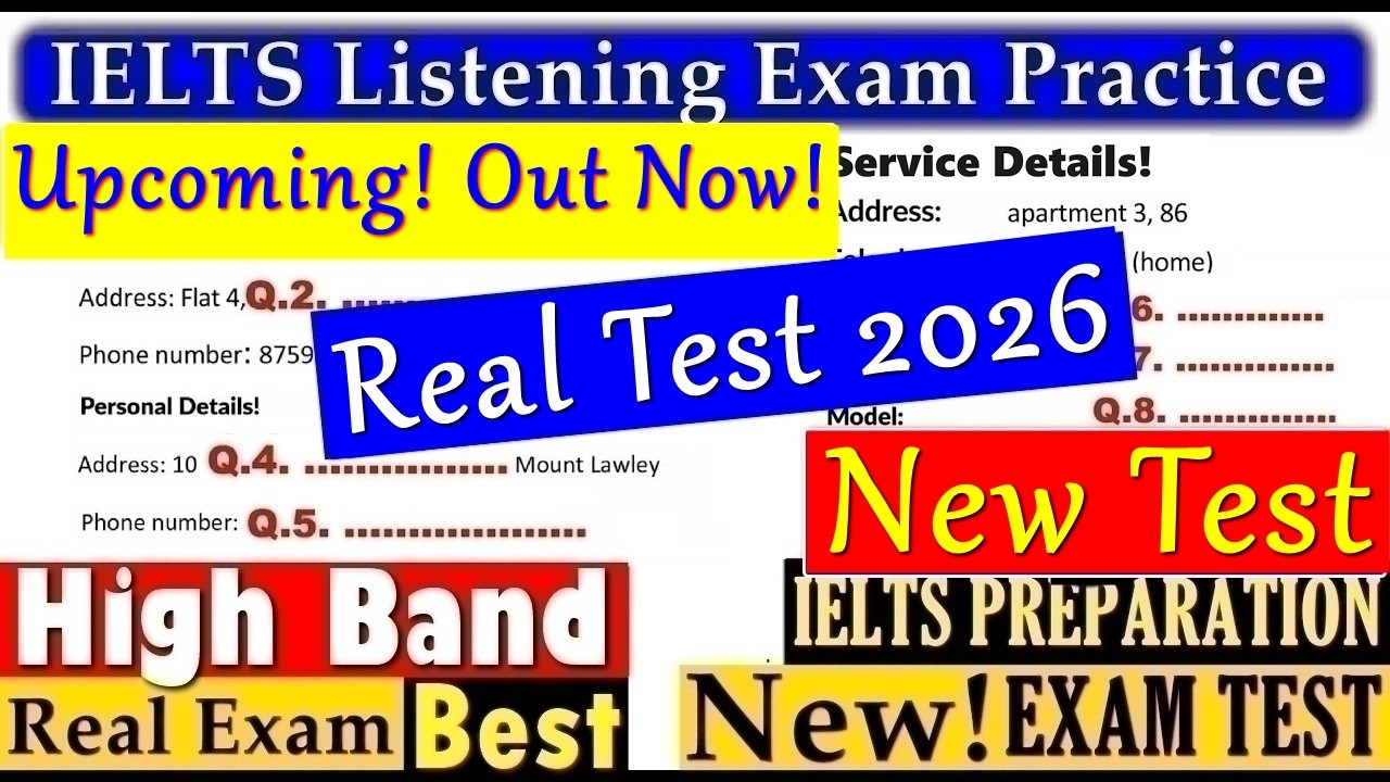 IELTS LISTENING PRACTICE TEST 2026 WITH ANSWERS | 04.06.2026