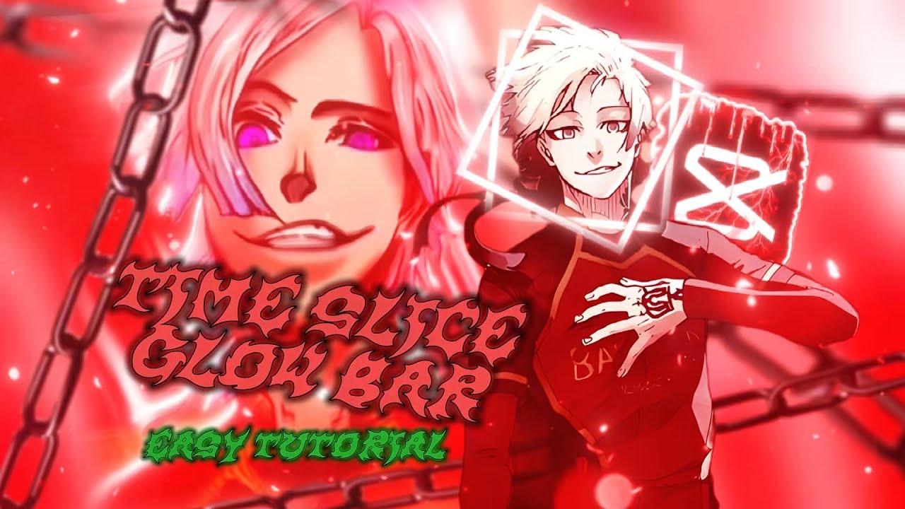 TIME SLICE / GLOW BAR EASY TUTORIAL 👋🐱✌️|| 🔥-(Timeslice and glow bar tutorial in capcut)-🔥#capcut 