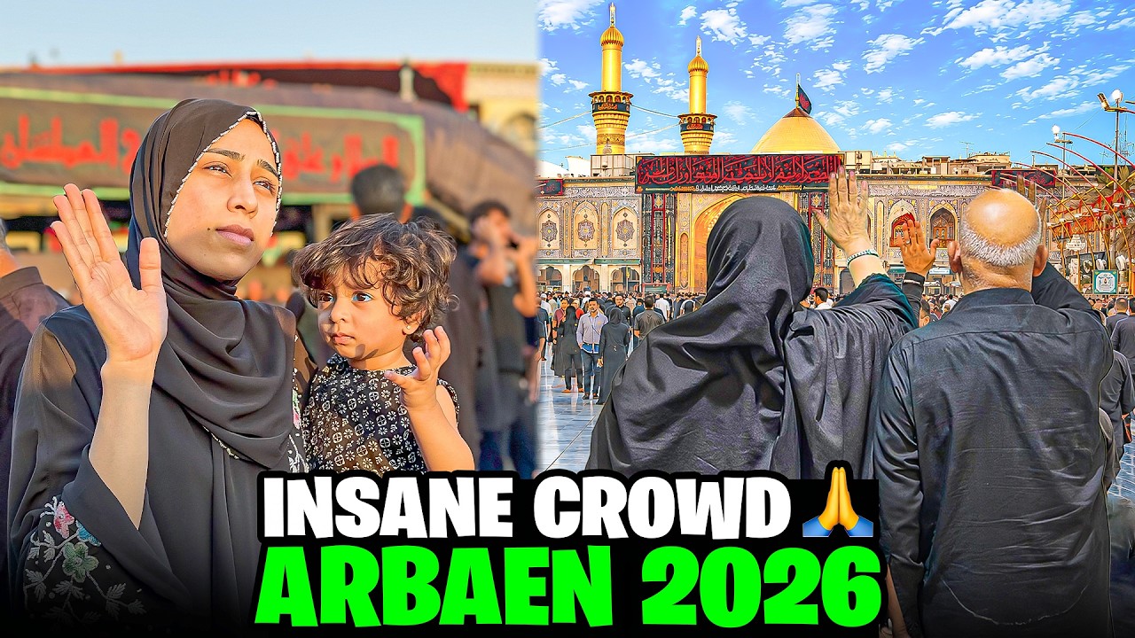 24 Million Ka Crowd In Karbala 🤯 || Alhamdulillah 2026 Arbaen and Mishi Completed 🙏