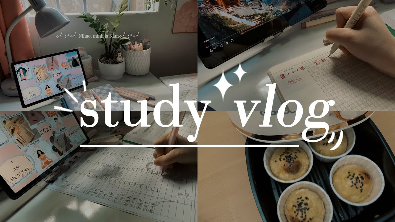 Study Vlog ✨ When Studying Becomes a Peaceful Routine