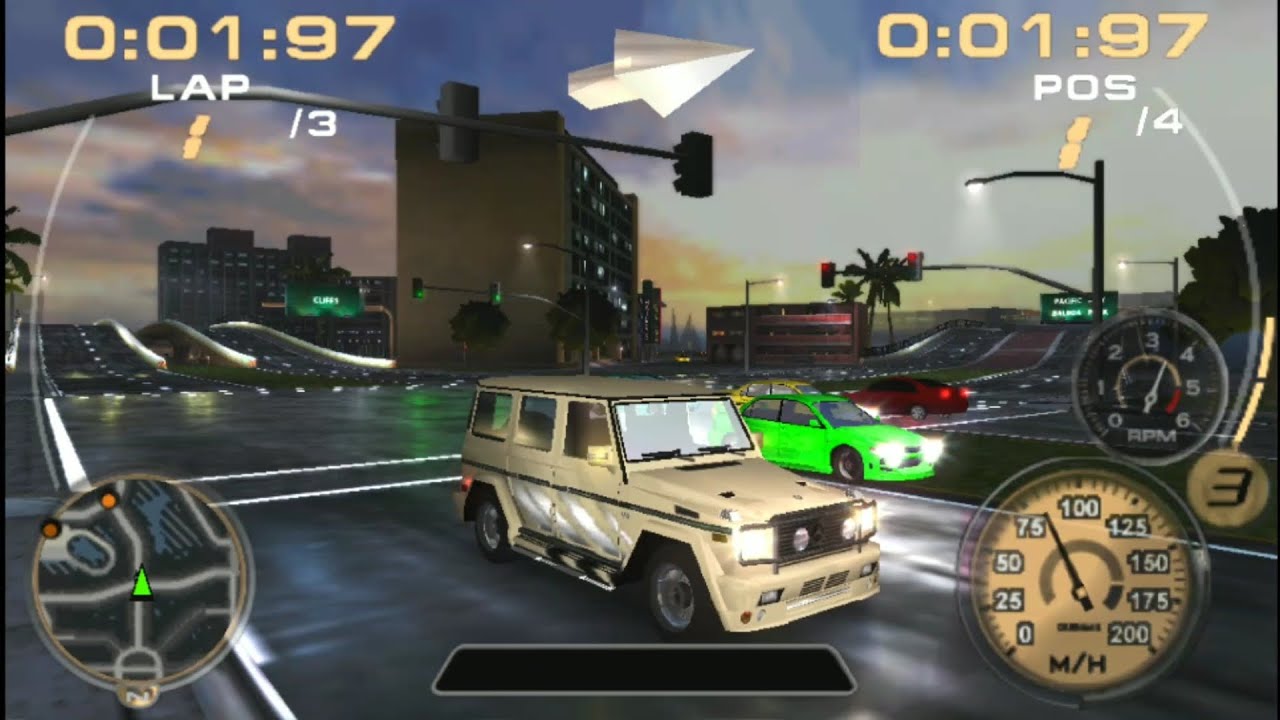 Midnight Club 3: Dub Edition - Mercedes G55 Gameplay 