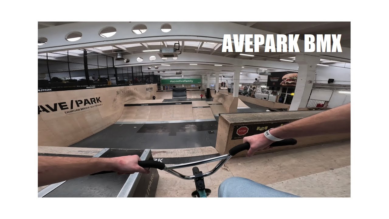 First time riding at one of the BEST indoor Skateparks in POLAND | AvePark BMX RIDING