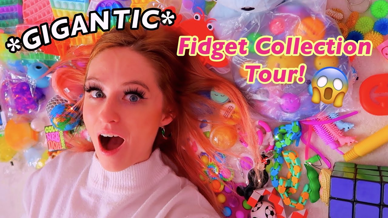 MY *GIGANTIC* FIDGET COLLECTION TOUR!😱✨ *HIGHLY REQUESTED* (satisfying asmr!😍) | Vlogmas Day 13