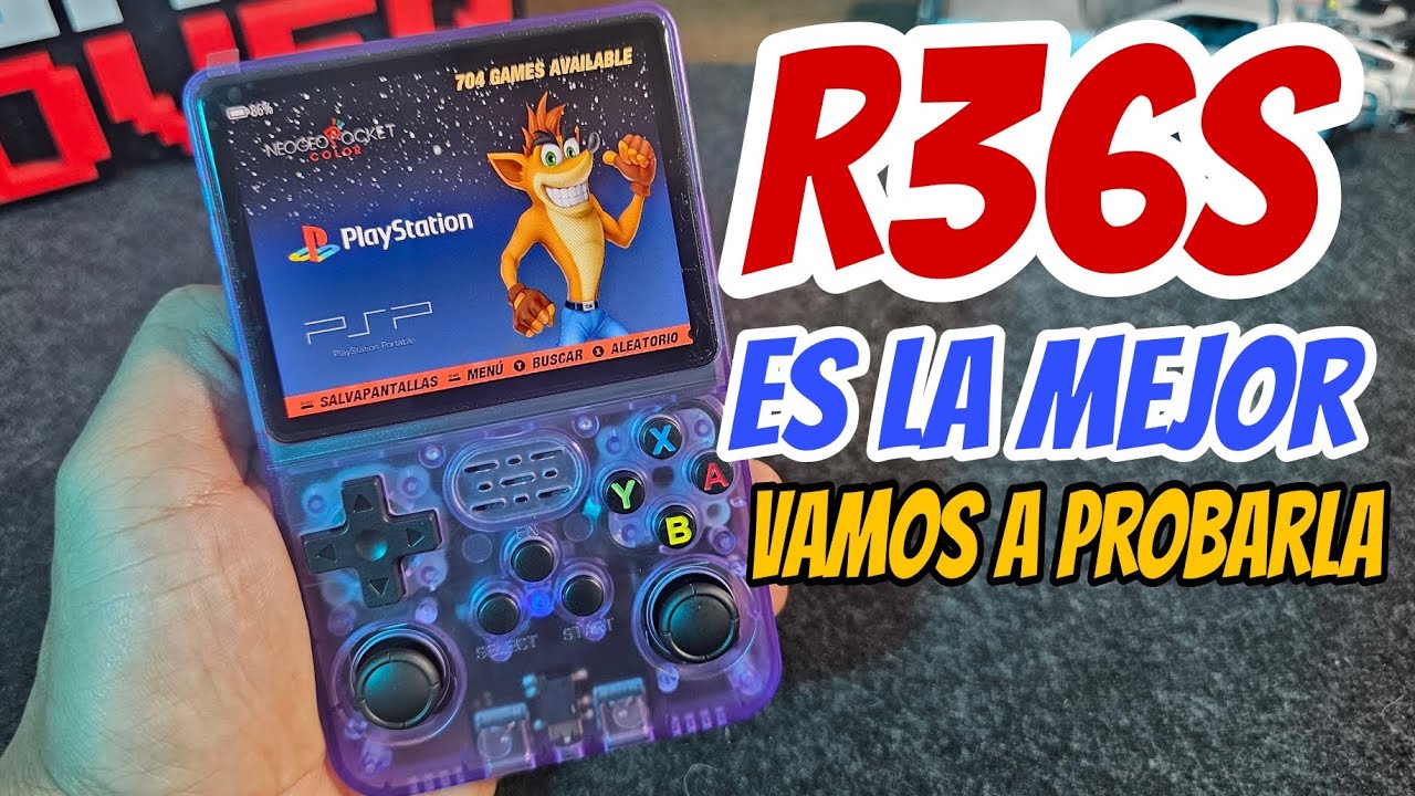 La retro consola r36s emulador que vale la pena ?Probemos si vale la pena!!