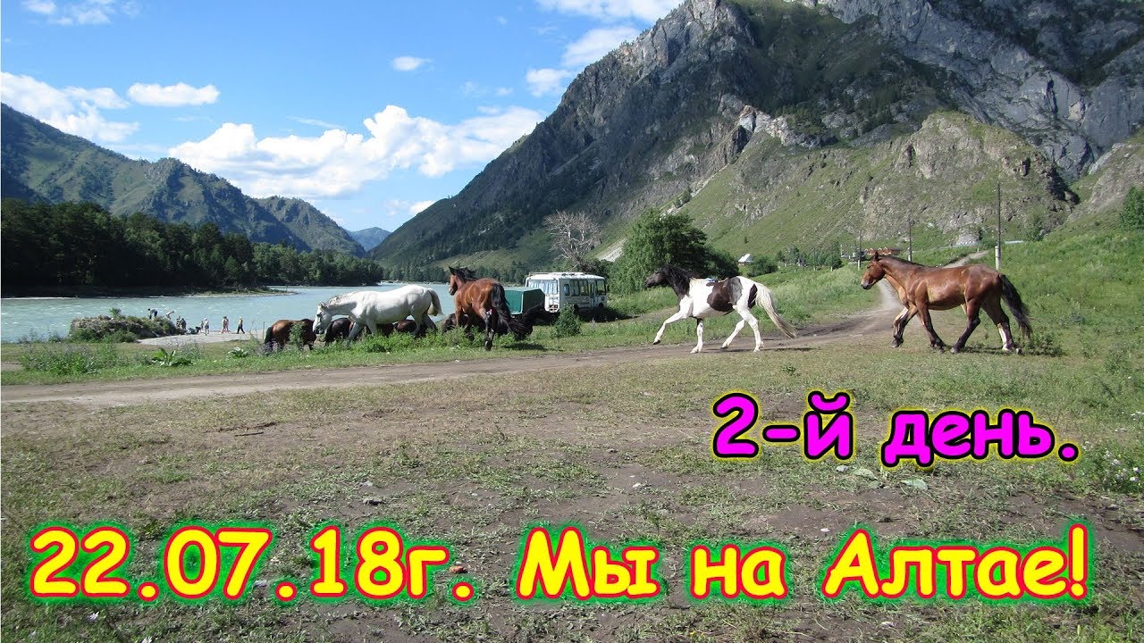 День 45. Алтай. Лагерь - 2 д. Отдых. Путеш. 2018г. на море, в Москву. (22.07.18г.) Семья Бровченко.