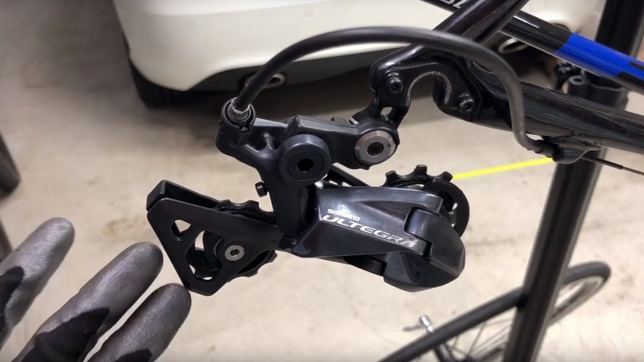ロードバイク リアディレイラー交換 取り付け RD-R8000編