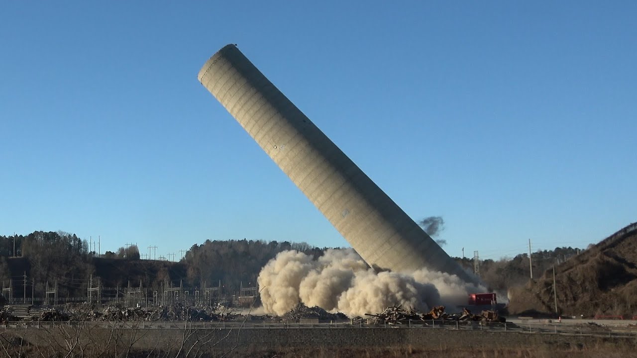 Plant Gorgas 370’ FGD Chimney - Controlled Demolition, Inc.