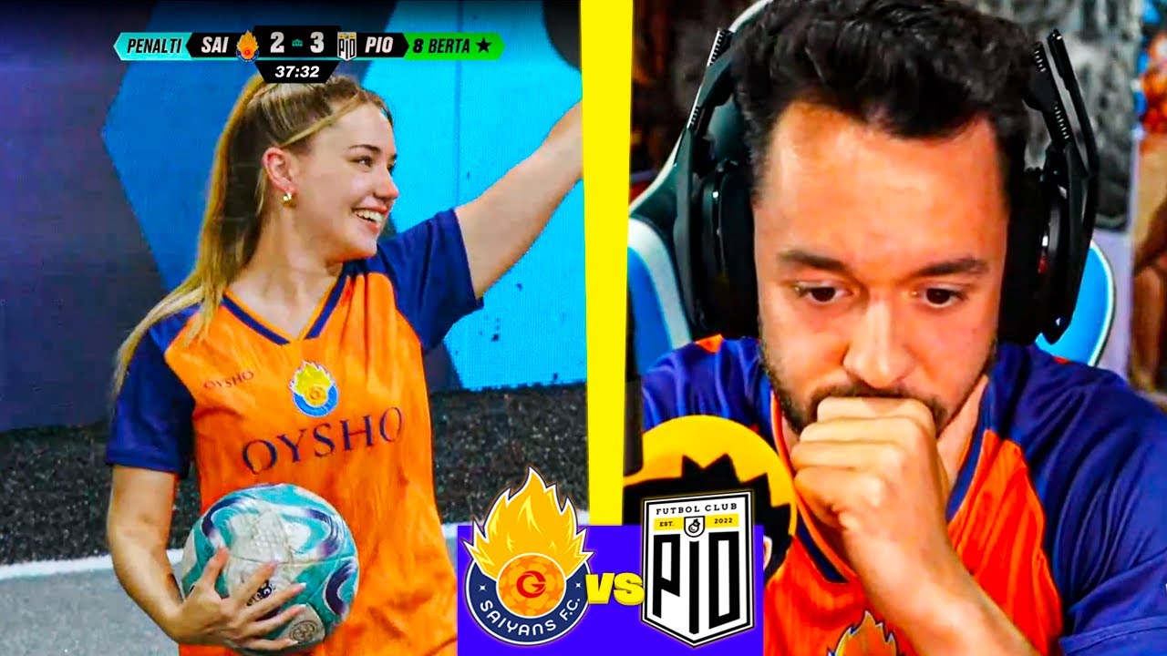Tiro Mi Primer Penalti Presidenta 😳 - Saiyans vs Pio 🧡💙