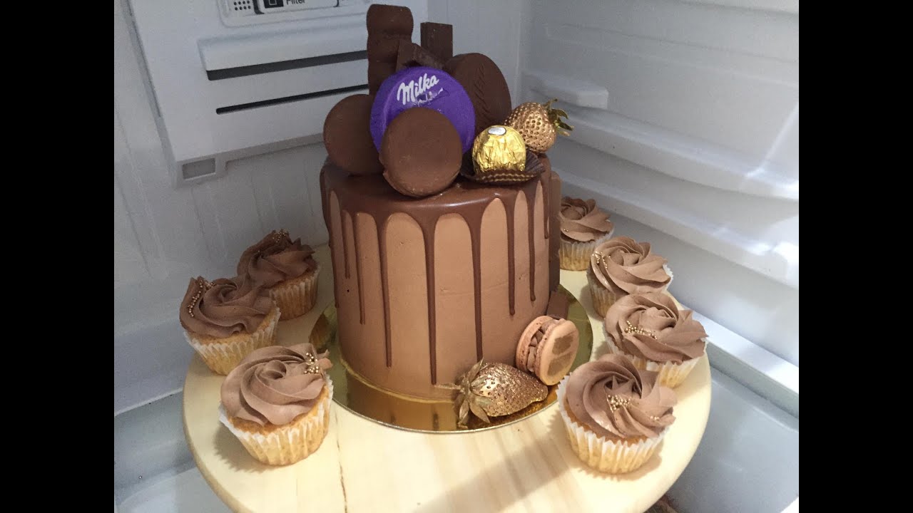 Layer cake chocolat et génoise  كيك لاير بكناش شكلاط مع طريقة جينواز