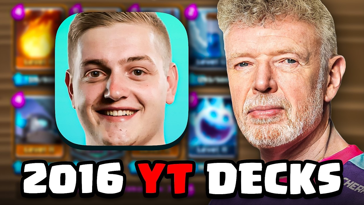 😱🤯YOUTUBER-DECKS AUS 2016 in 2025 SPIELEN... (überraschend gut?) | Clash Royale Deutsch