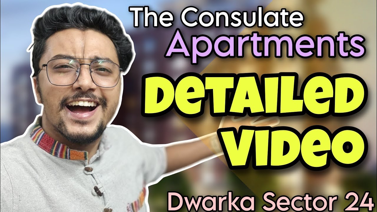 Orchid : The CONSULATE Apartments - MOST DETAILED VIDEO!! 3BHK & 4BHK FLATS in Dwarka SECTOR 24. 🔥🔥🔥