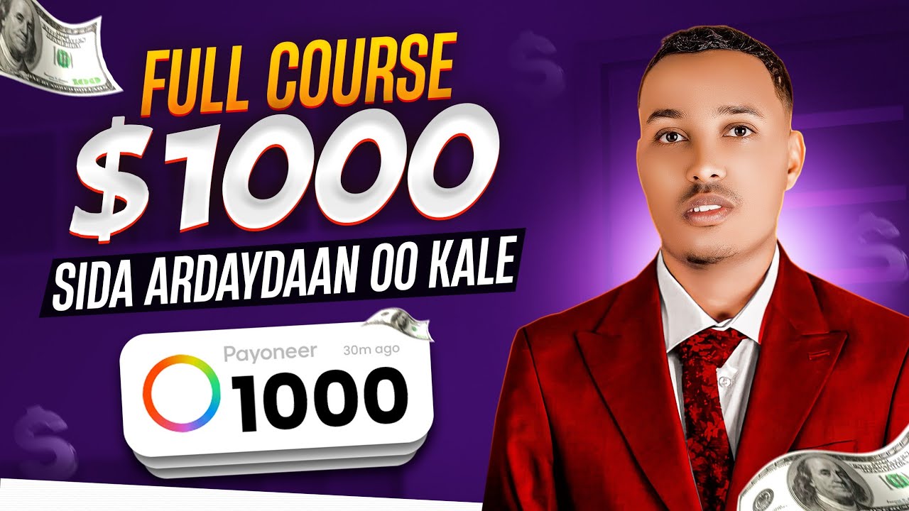Full course $1000 sida ardaydaan ookale , sameeso Online Businees yaa lagaaga hormarin