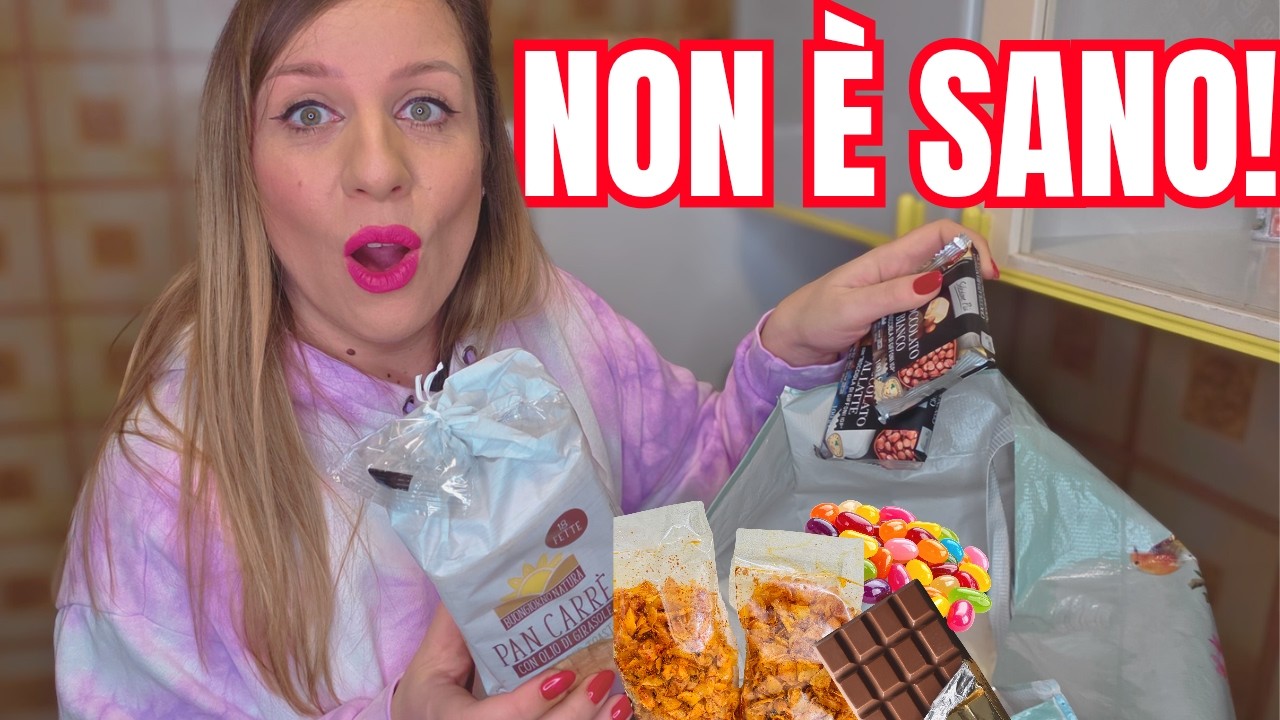 QUESTA SPESA NON È SANA!! 😱🤨 *SVUOTA LA SPESA!*