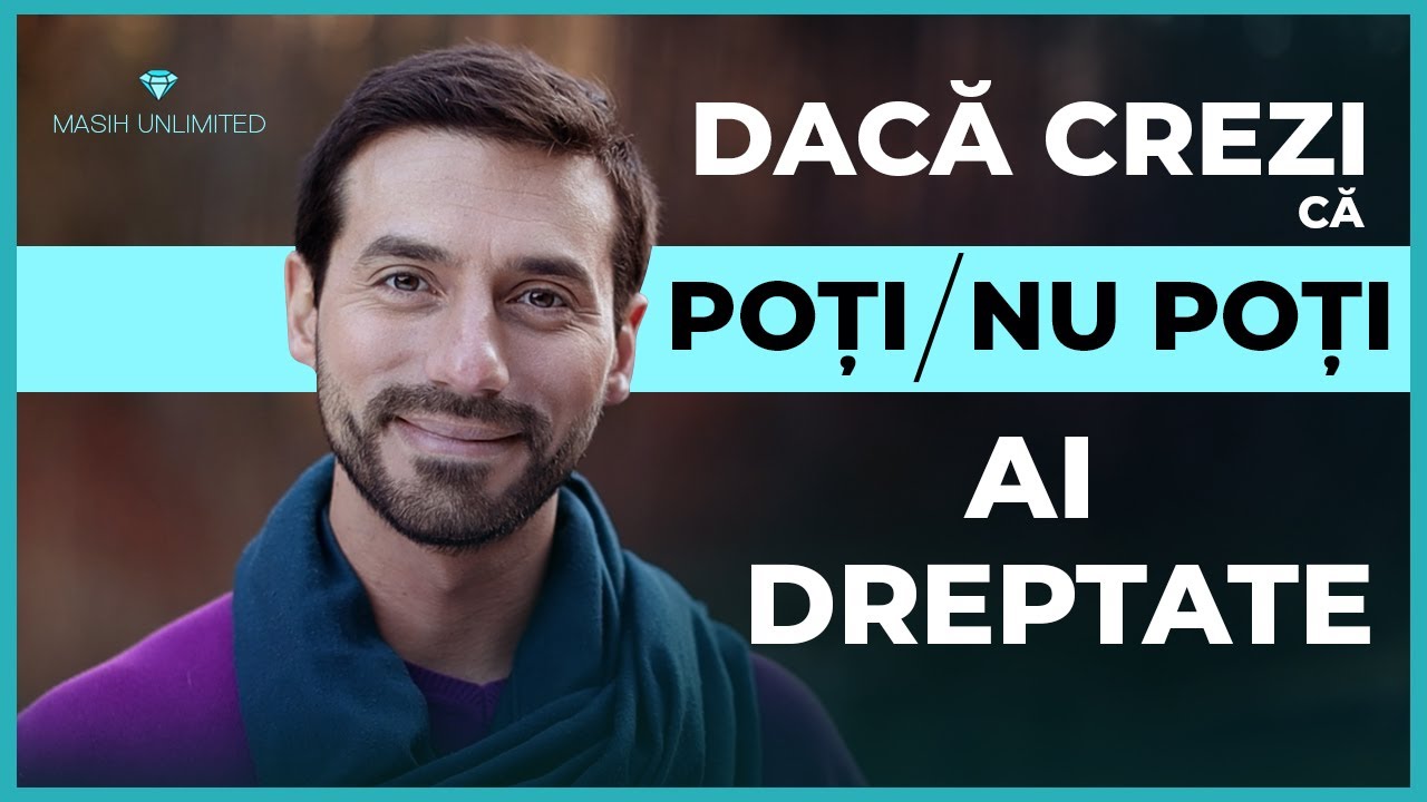 Dacă crezi că poți sau nu poți, ai dreptate! Punctul tău de vedere, crează realitatea ta!