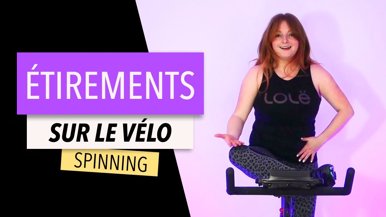 Étirements sur le vélo / Après le spinning / 6 minutes / Corine Fortin