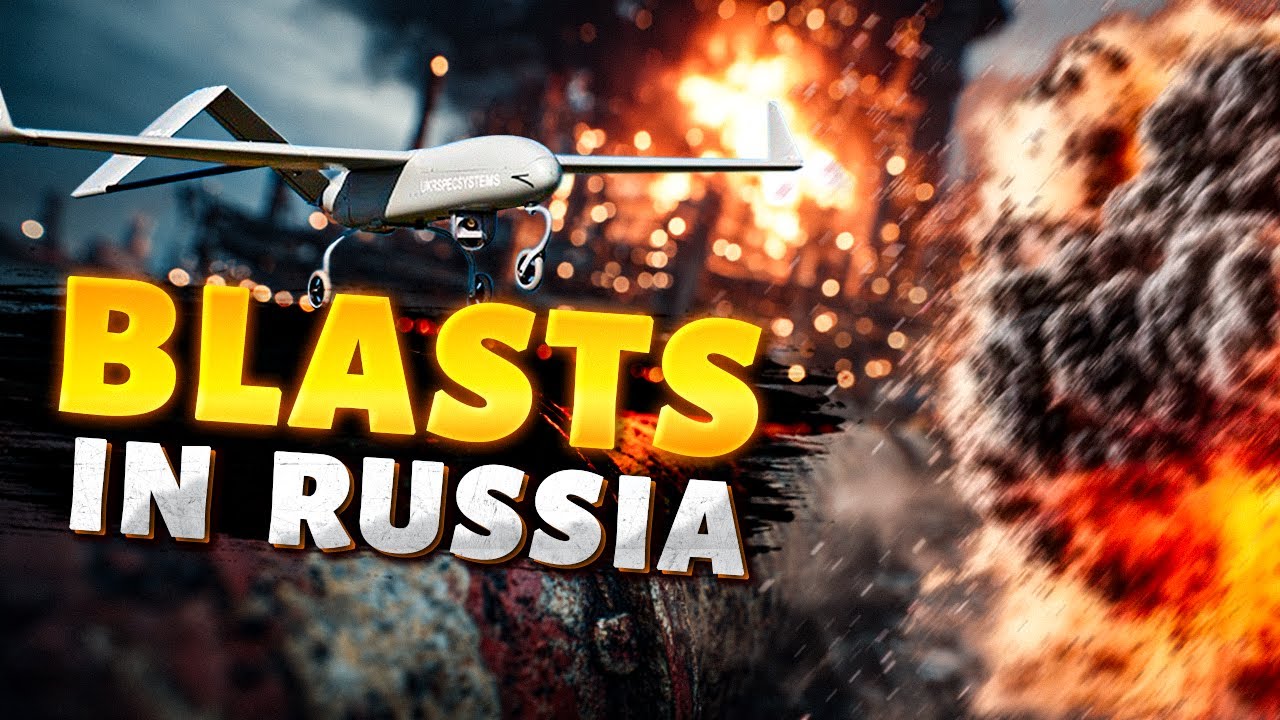 💥 Massive BLASTS on Russian oil facilities: drones STRIKE a major refinery near Moscow