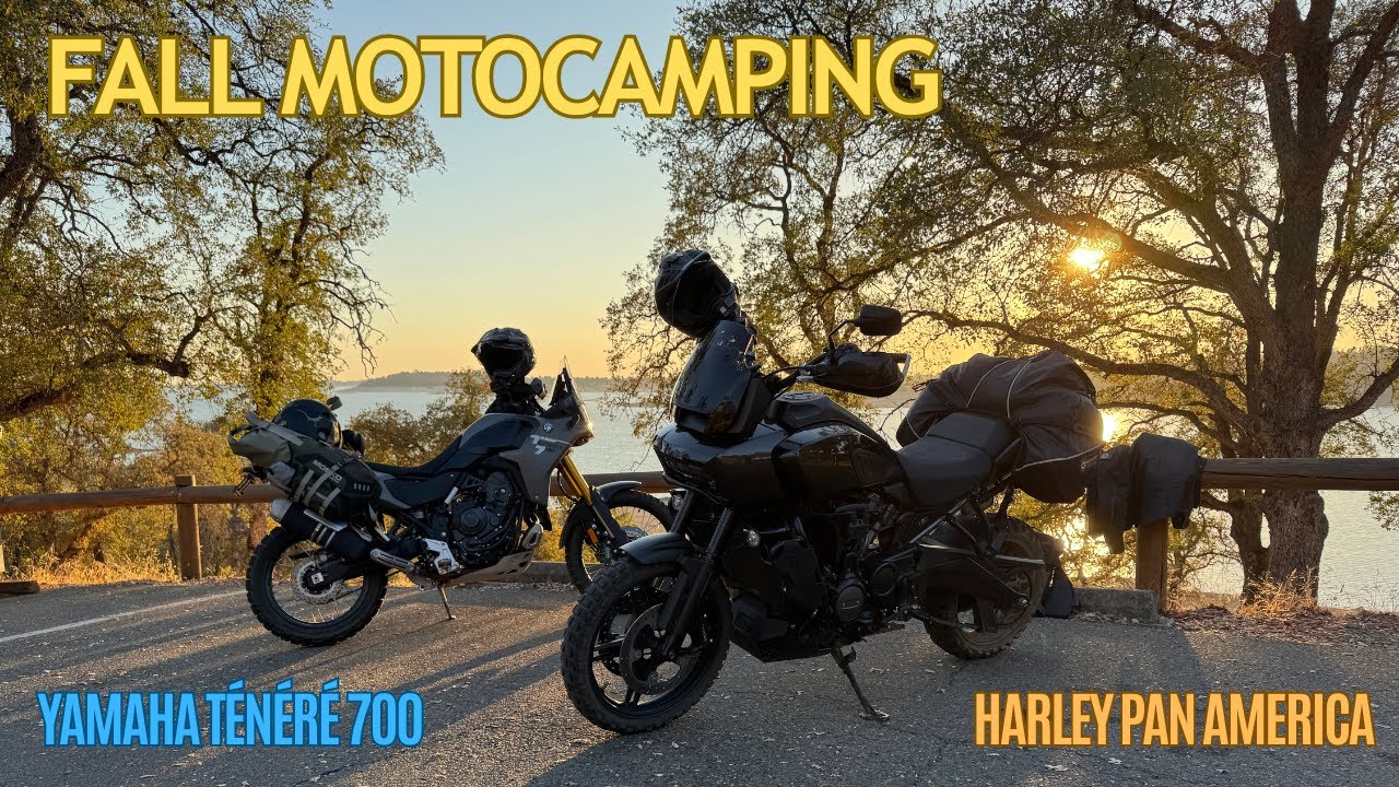 Motocamping Adventure: Yamaha Tenere 700 & Harley Pan America Camping Trip