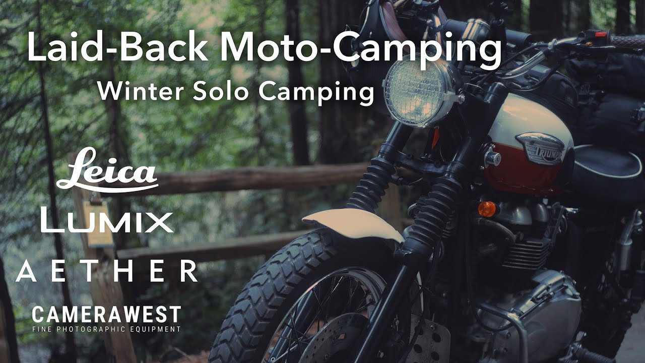 SOLO MOTO CAMPING - Chilly & Cozy Winter Camp [ Triumph Scrambler, Rolex Explorer, Lumix S9, ASMR ]