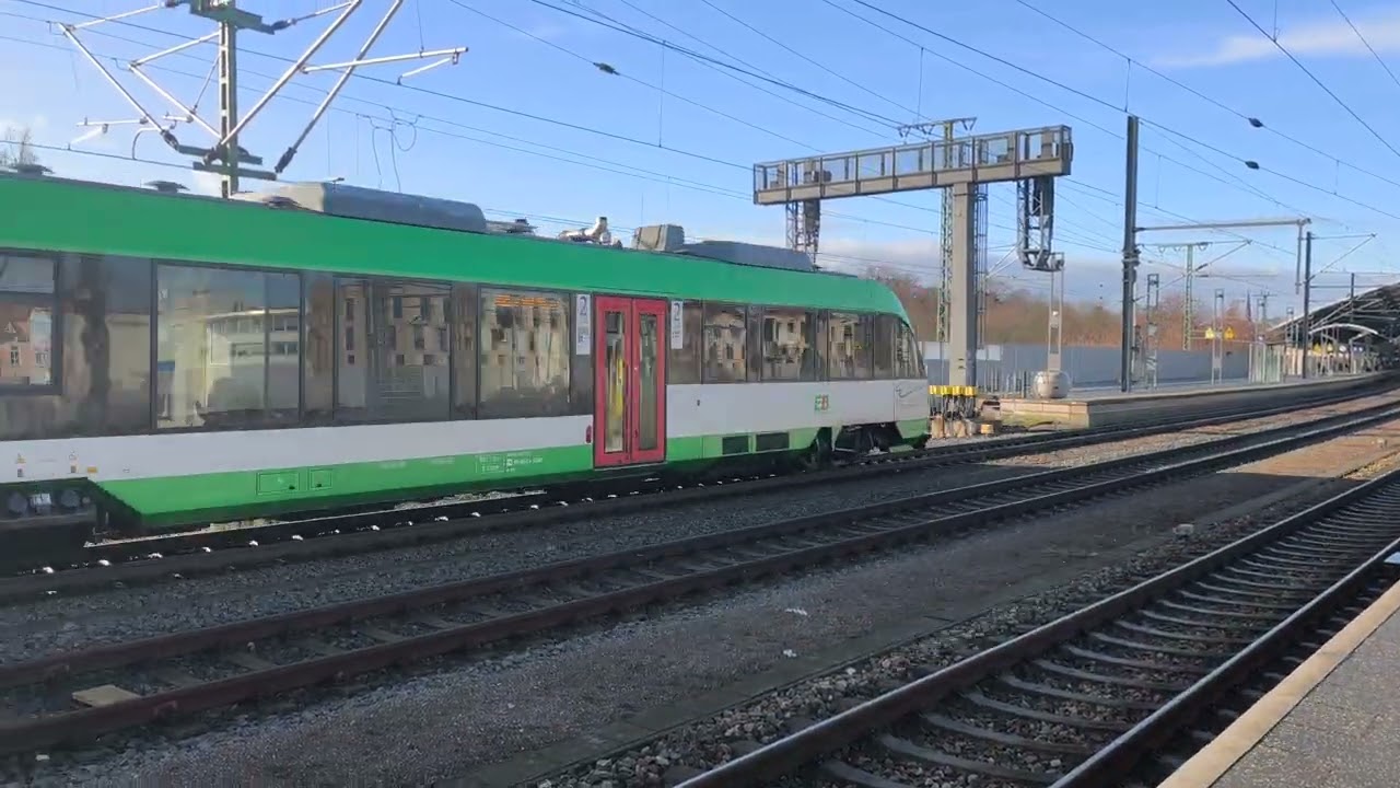RB21 (2x Baureihe 0648) Abfahrt in Erfurt Hbf nach Gera Hbf 