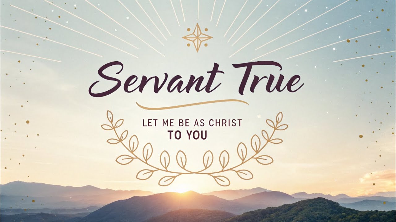 Song Worship: Servant True ─ Let  me be as Christ to you ─ Composed by Rosablanca Suen