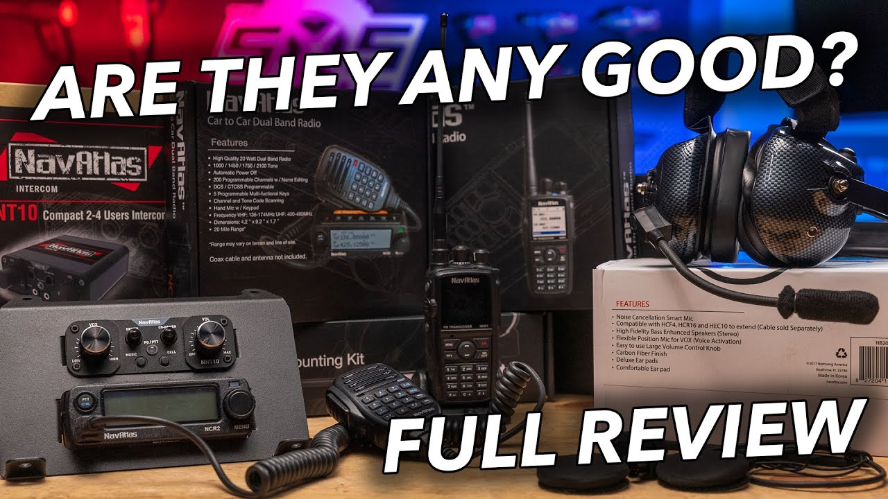 NavAtlas Radios (NCR2, NNT10, NHR1) Review | The SXS Guys