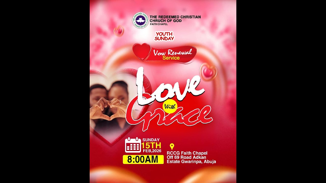 VOW RENEWAL SERVICE || LOVE WITH GRACE || 15TH FEB 2026