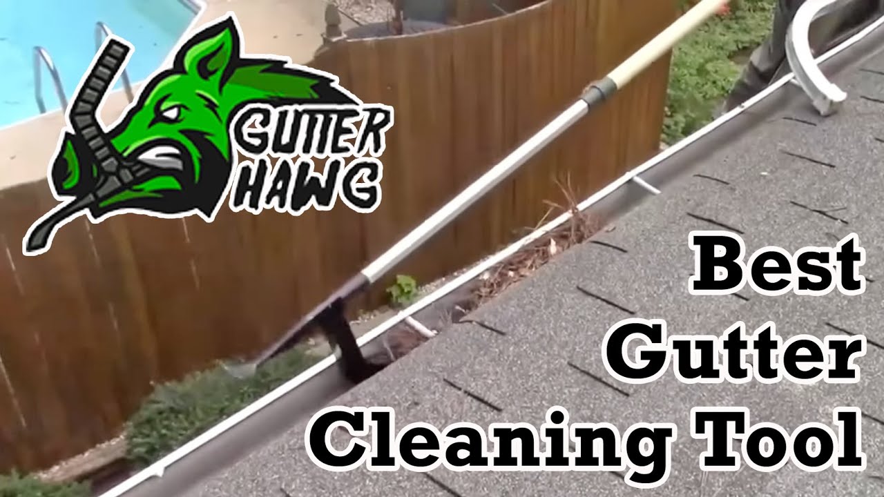 The Gutter Hawg Gutter Cleaning Tool - #guttercleaning #eavestroughcleaning