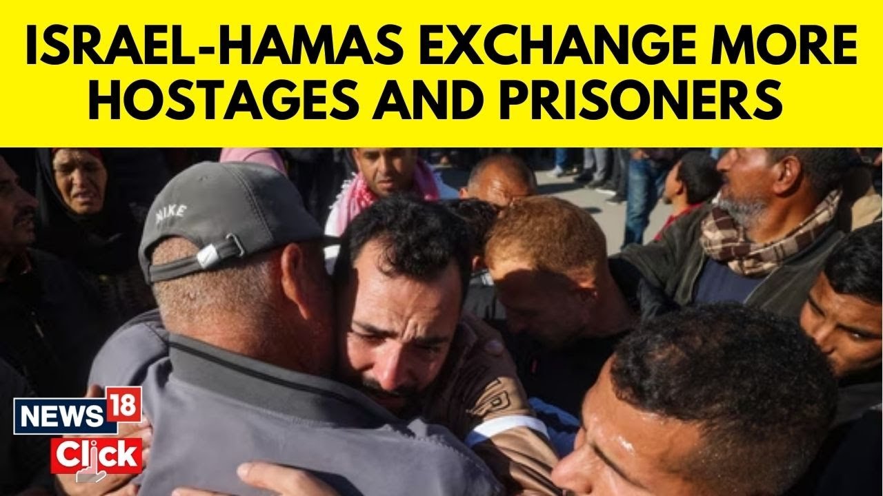 Israel-Hamas Ceasefire Deal: Three Israeli Hostages Are Released For 183 Palestinian Prisoners |N18G
