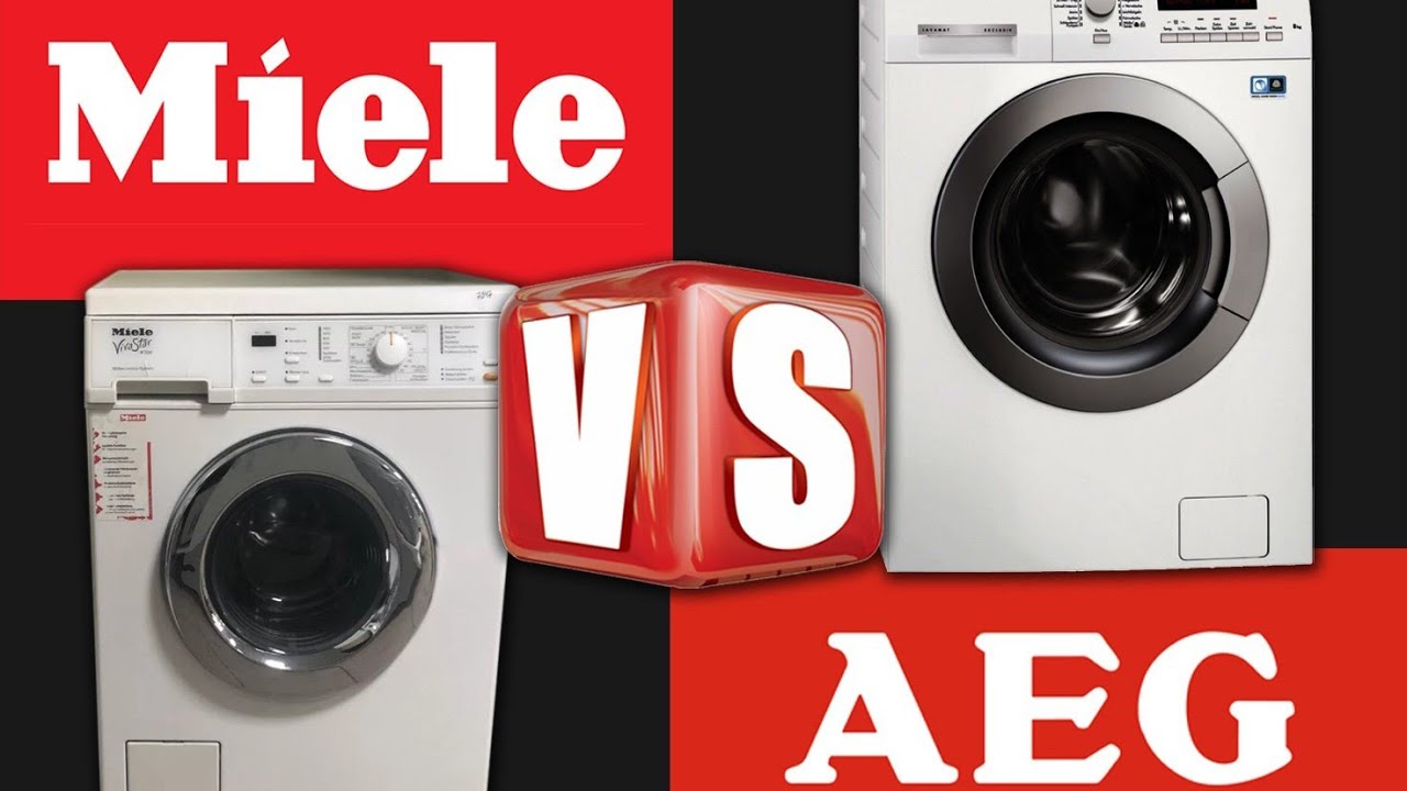 Miele против AEG. Стиральные машины. Waschmaschine Miele gegen AEG.