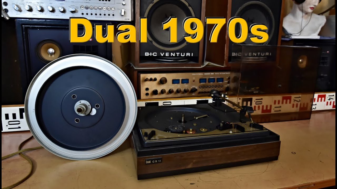 Dual CS12 - Dual 1214 turntable Plattenspieler made in Germany #1970s