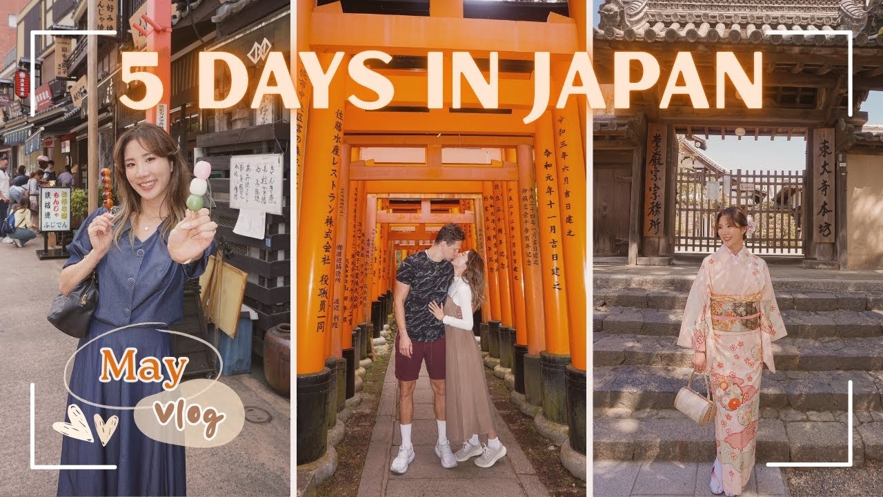 🇯🇵 5 days in JAPAN! (MAY VLOG) Tokyo, Kyoto, Nara, Osaka | YB Chang Biste