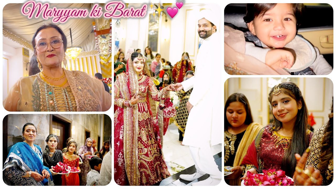 Maryyam ki Barat ✨💕#ismatsharifvlogs #shadi #shadiseason #weddingseason #wedding #weddingvlog 