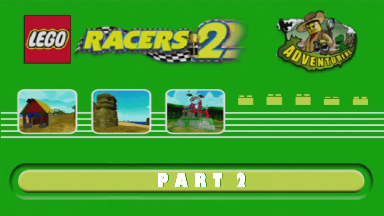 Lego Racers 2 - Part 2: Dino Island - No Commentary (HD PS2 Gameplay)
