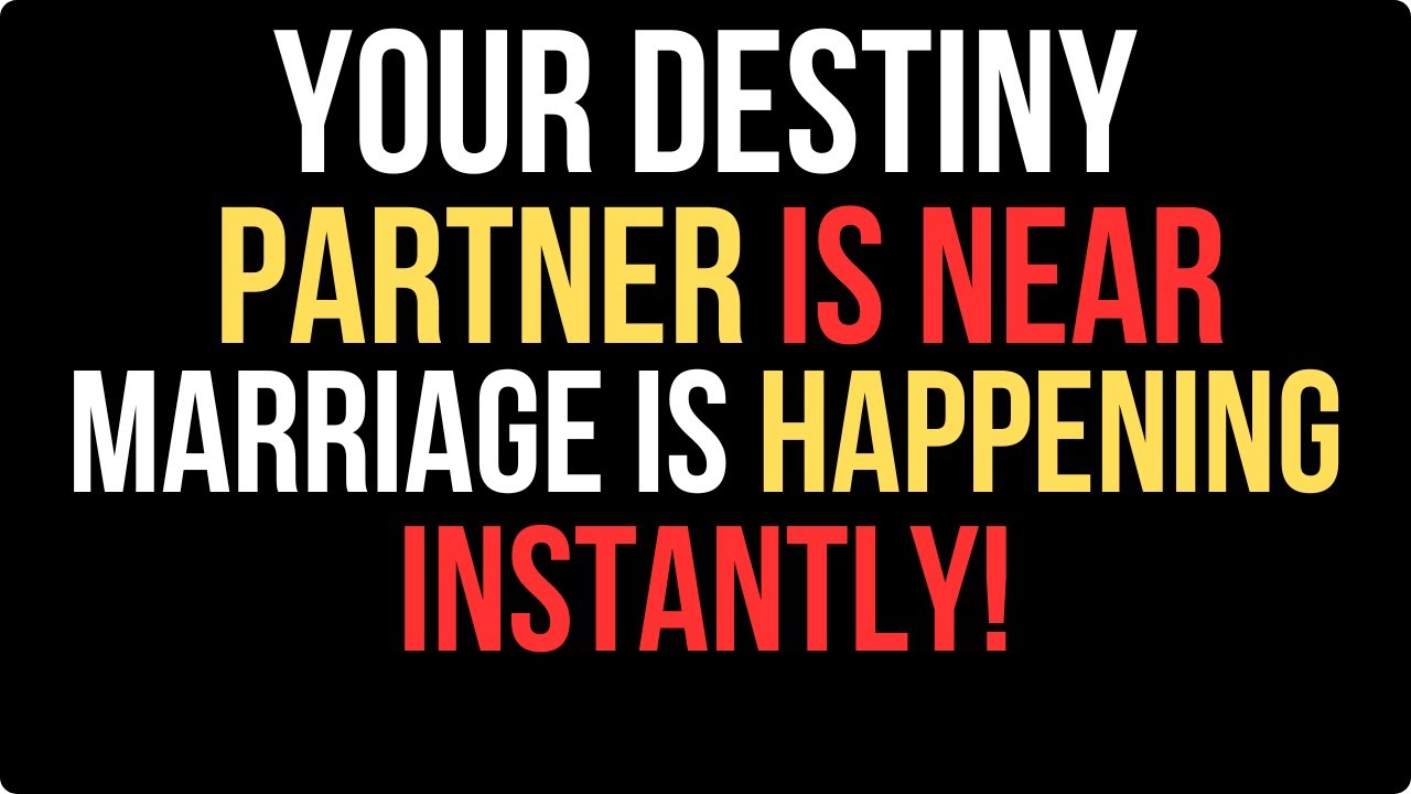 Heaven Says, Your Destiny Partner Is Near Marriage Is Happening Instantly And....
