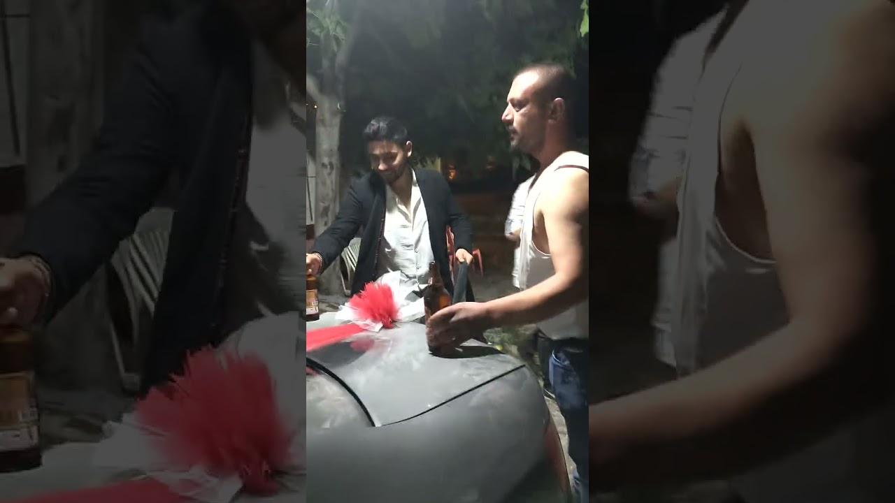 Ege deki geleneksel bir damadın ilk gerdeğe girmeden son hali