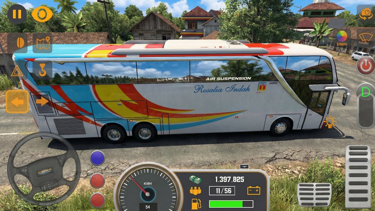 Bus Rosalia Indah Menuju Kota Jogja | Locos Mobile Bus Simulator