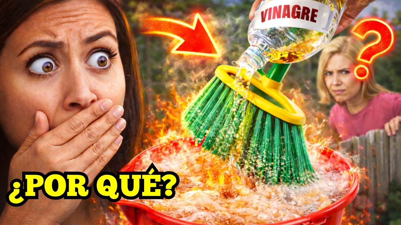Puse Vinagre en la Escoba y mi Vecina me Preguntó el Secreto