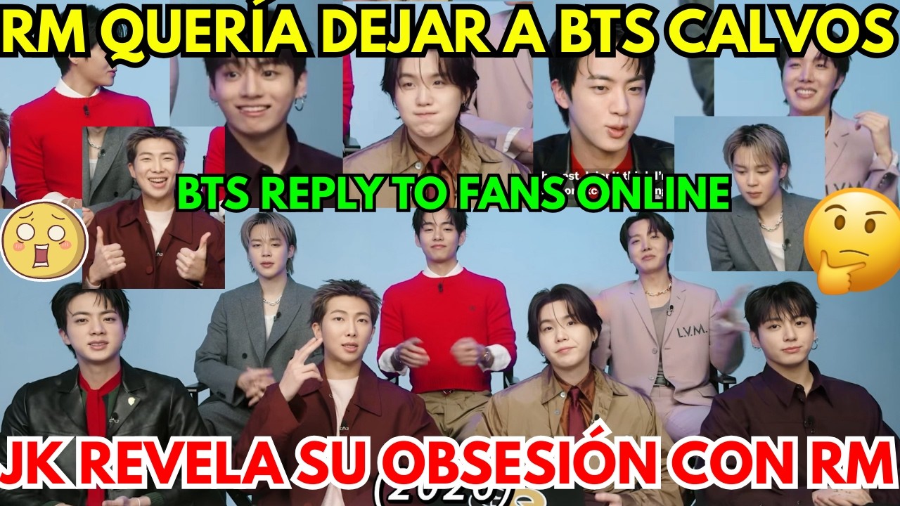 BTS Reply To Fans: ¡Entrevista caótica! Responden preguntas sensibles. Resumen total del Q&A hoy.