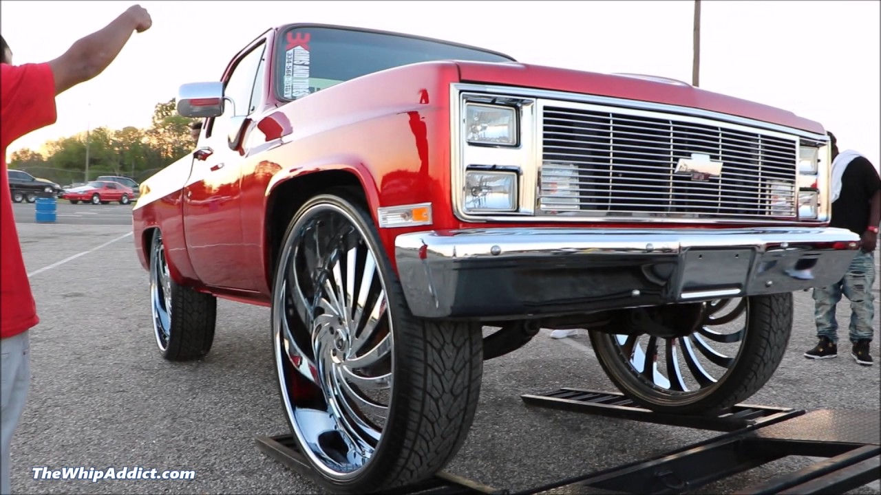 WhipAddict: Supercharged Chevrolet Silverado Short Bed on DUB Delish 34s, BK Rims