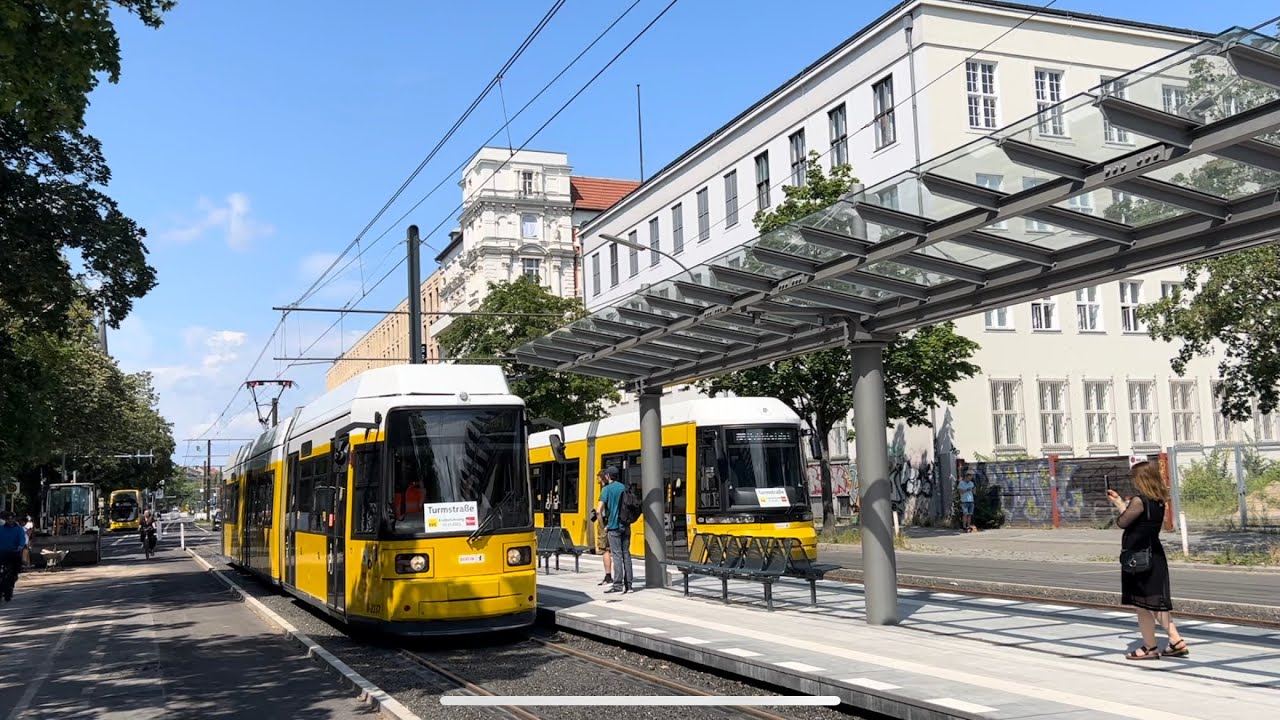 Erstbefahrung der Tram zur Turmstraße