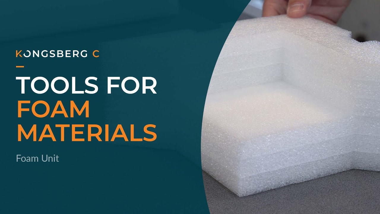 Tooling for Kongsberg C: cutting Foam with the Foam Unit
