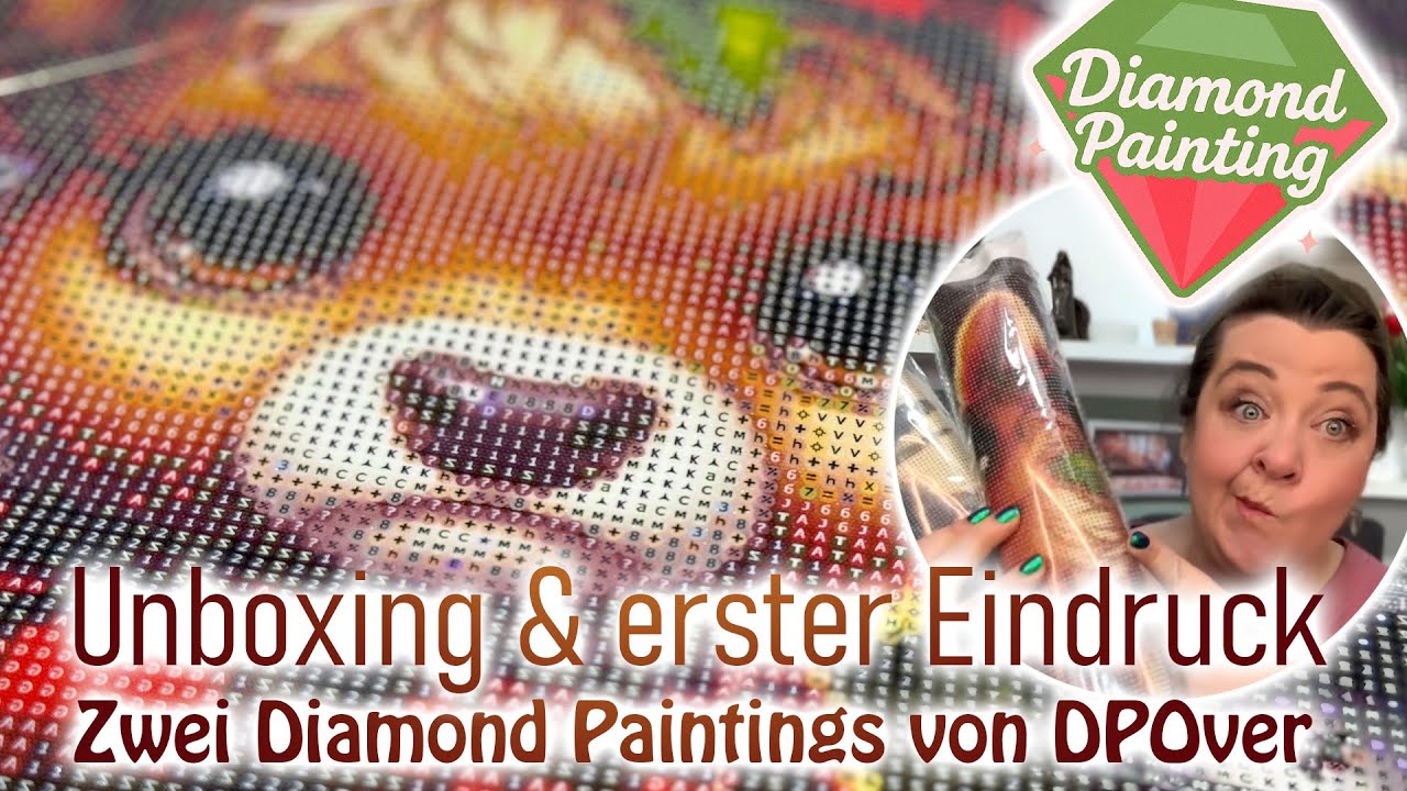 💎🎨 Unboxing - 2 Diamond Paintings von DPOver 🎨💎