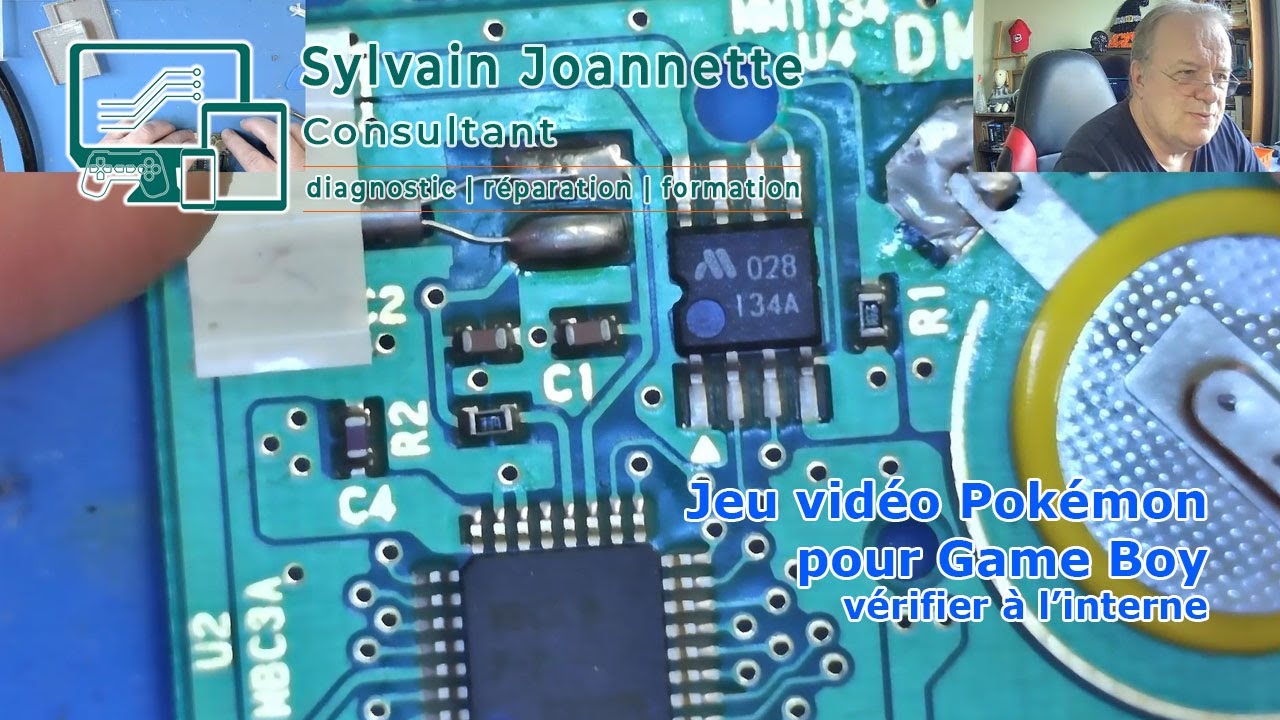 Cartouche Pokémon pour Game Boy - vérification à l'interne | Sylvain Joannette Consultant